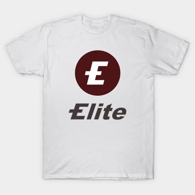 Elite Logo n Text T-Shirt by xenonflux